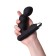 Erotist prostate vibro -stimulator, silicone, 15.7 cm, black color