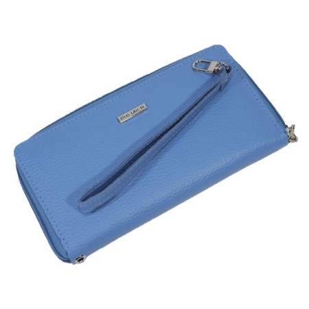 Women's wallet, lightning, the color of the blue fleet