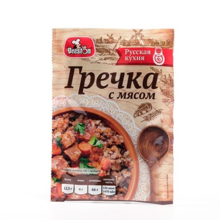 Buckwheat with meat "Preston", 40 g