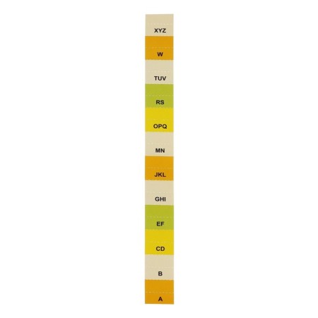 A65 elastic band, 12 departments, green pastel-5