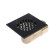Gag Aflorn AF20510F-10, 100x100 mm, horizontal, brass, black
