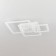 Ceiling CITILUX "Trinity" CL238230E, 65.5x51x11 cm, 3x23.3W, LED, Color White