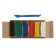Plasticine is soft, wax, 6 colors, 90 g, kids, with a stack