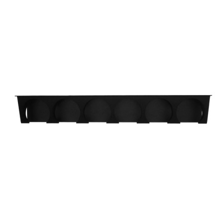 Holder for aerosol cans, wall, black-5