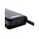 External battery 20,000 mAh, 10 W, with a folding solar panel, black
