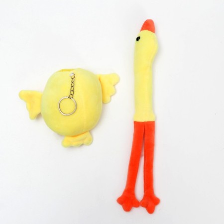 Soft toy "Goose", on a key fob, 20 cm, color mix-4