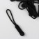 Poller for lightning, 2.5 cm, 6 × 0.8 cm, 10 pcs, black color