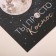 Congratulatory card on watercolor cardboard with embossing "You are just a cosmos", 9 × 10.5 cm