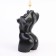 Figure candle "Women's silhouette", 10 cm, black
