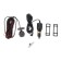 DVR Cartage, 2 cameras, HD 1080p, size 30 × 8 cm, TFT 5.0, review 140 °