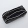 Cosmetic bag 2s Style, 21*7*8, 2 Potod on zippers, black