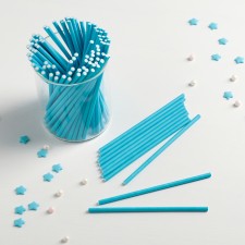 Sticks for cakes, 10 × 0.3 cm, 100 pcs, blue color