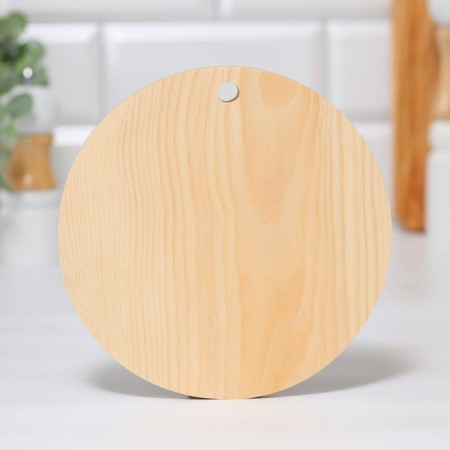 Board from the massif “horse”, round, 18 × 18 cm-2