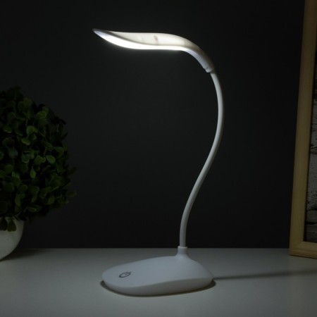 Table lamp "Lantern" 1W 14 Led usb white 13x10x42 cm Risalux-3