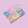 Sequins for decor, 6 cells, different -sized, glow in the dark, multi -colored
