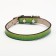 Rainbow varnish collar, 30 x 1 cm, red
