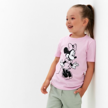 Children's T-shirt Disney "Minnie", height 110-116 (32), pink-8