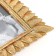Photo frame Polystone 10x15 cm "petals" gold 17.5x22 cm
