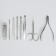 Manicure set, 8 items, in case, color mix
