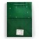 Laminated package, with the New Year window, 25 x 18 x 13 cm, green
