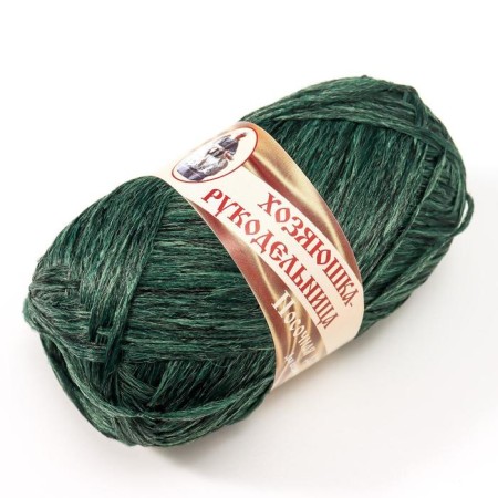 Yarn "Nosomic supplement" 100% polypropylene 200m/50g set 10 pcs (green)-1