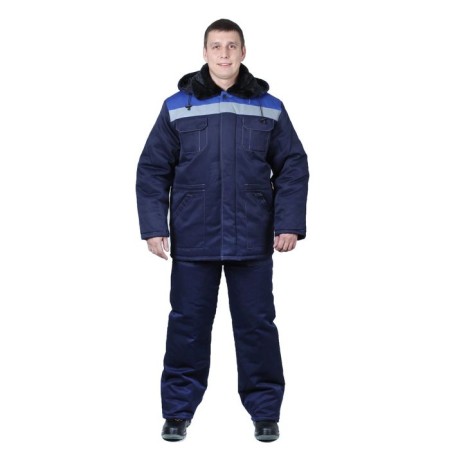 The suit insulated No. 915, p. 48-50, height 182-188 cm, dark blue color/cornflower