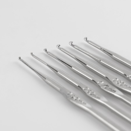 Knitting hook set, d = 0.5-1 mm, 12 cm, 6 pcs-3