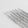Knitting hook set, d = 0.5-1 mm, 12 cm, 6 pcs