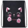 A bag for shoes 435 x 360 mm, Stavia (600D density with a water-repellent pu-propeller) "muzzle" black