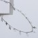 Metallica chocker crosses, silver color, l = 30 cm