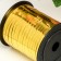 Tape for decor and gifts, gold, metallized, 0.5 cm x 250 m