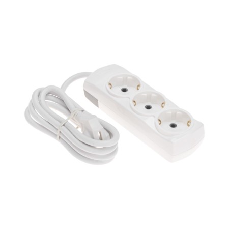 Extension cord Premium 3 nests, 1.5m, 3x1.5mm², s/h, white rexant