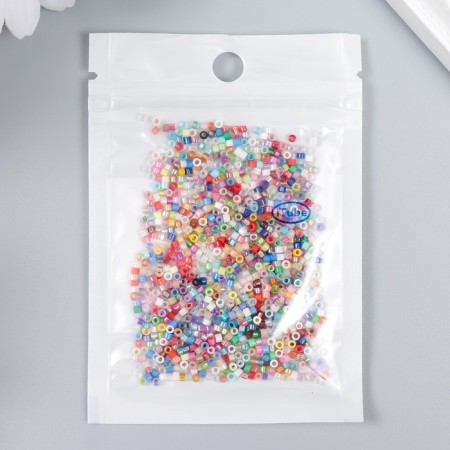 Glass beads 12/0 "mother -in -law. Multi -colored assorted" 10 g-2
