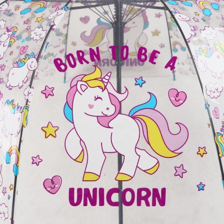 Children's umbrella "born to be a unicorn" Mix color-4