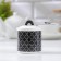 Sugar with a lid of the Morocco shares, 150 ml, black color
