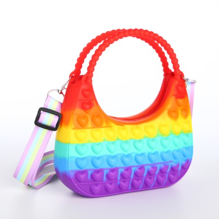 Bag's bag with lightning, colorful color