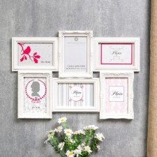 Photo frame plastic in 6 photos 10x15 cm 