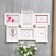 Photo frame plastic in 6 photos 10x15 cm "Stylistics" White 33.5x48.5 cm