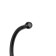 Kitchen mixer Zein Z3743, "droplet", single -rose, pour height 26 cm, black