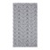 Terry Ethel "Ornament" white on black, 70x130 cm, 100% cotton, 420 g/m2