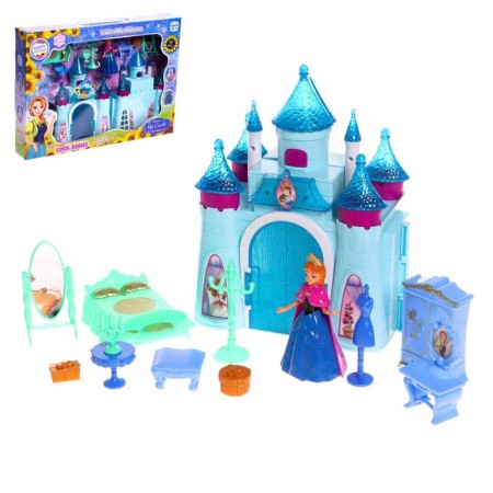 Castle for dolls "Miracle" with accessories, light, sound