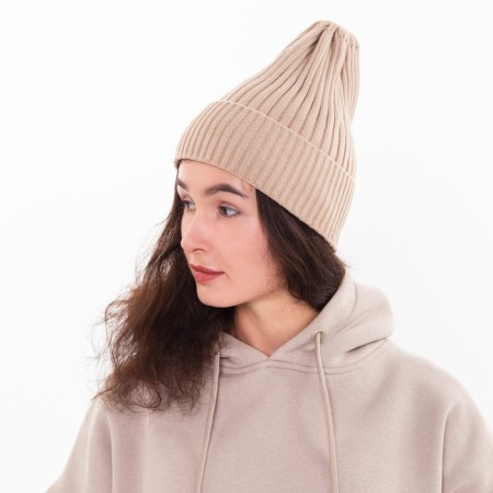Female Winter hat, cocoa color, size 52-56