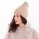 Female Winter hat, cocoa color, size 52-56