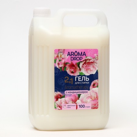 Washing gel 2 in 1 aromatherapy aroma drop Flower mix, 5 liters