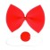 Carnival set "Clown" 2 items: bow, nose, color mix