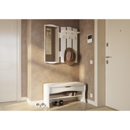 Mange with a mirror fuzhen, 860x215x880, white frame-3