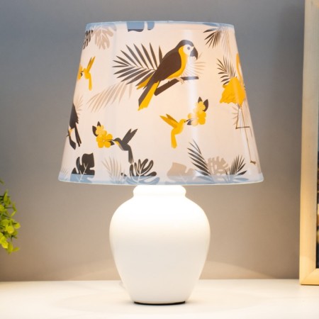 E14 15W White Risalux table lamp "Exotic"-1
