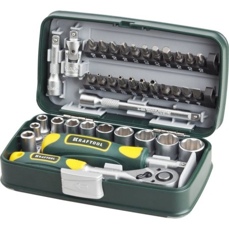 Kraftool Industrie 27970-H38, compact, 1/4, 38 item,-1