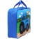 Folder with handles textile A4, 350x270x100 mm, blue tractor