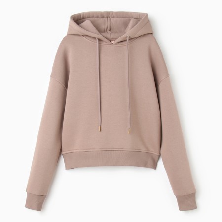 Women's sweatshirt was launched, brown color, size 42-46 (One size)-2